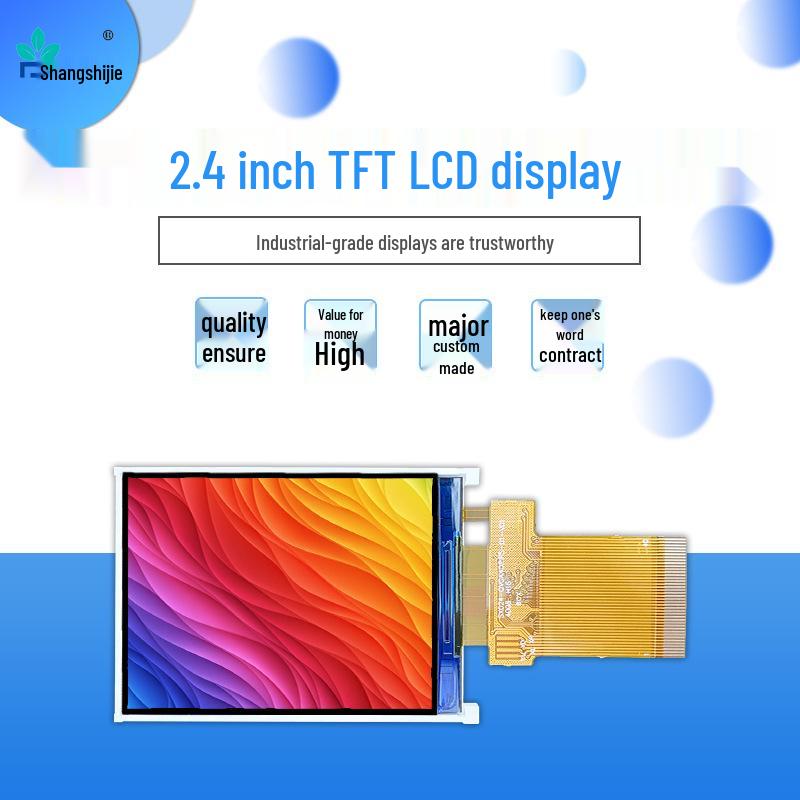 Brand New 2.4-Inch IPS LCD Display with 40-Pin Connector, High Brightness, Full Viewing Angle, Technical Guidance Included.