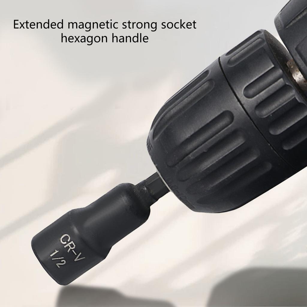 15Pcss Power Nut Driver Drill Bit Set Hex Socket Adapter Bolt Driver Repairing Tool Kit Suitable for Quick Changes