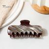 Anti Slip Hair Grips for Bun Pearlescent Claw Clip, Non-Slip Clip Women, Elegant Strong Styling Clips Long Hold Accessories Styling, Decorative Daily