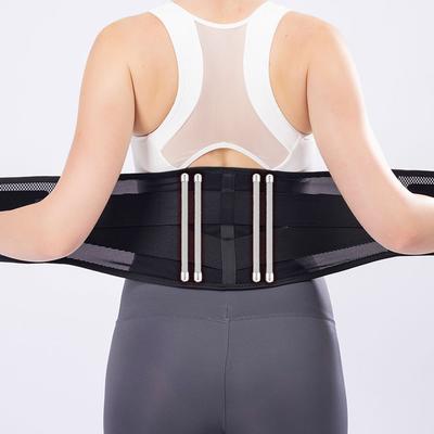 Sportowy stabilizator pleców dla mężczyzn na ból w dolnej części pleców, na rwę kulszową, przepuklinę krążka, skoliozę, oddychający pas podtrzymujący plecy dla kobiet do pracy