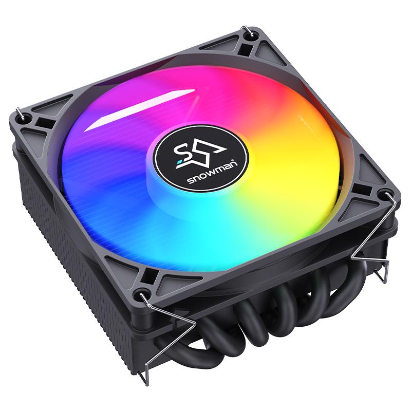 SNOWMAN Bingman MC45-6 Ultra-Thin ITX CPU Cooler with 6 Heat Pipes for AMD AM5/1700