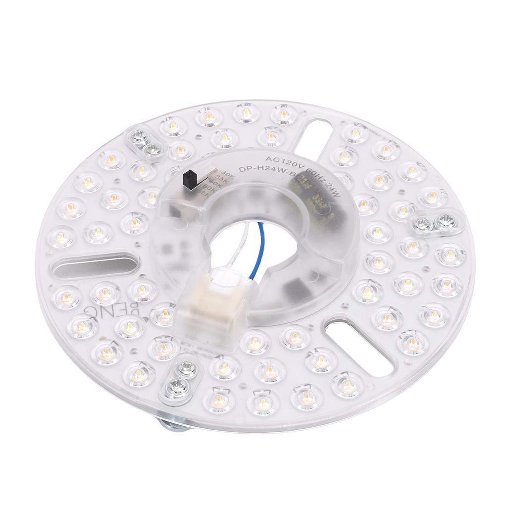 5.3 Inch LED Retrofit Light Panel 24W Aluminum Dimmable 5CCT Magnetic LED Ceiling Fan Light Board for Replacement