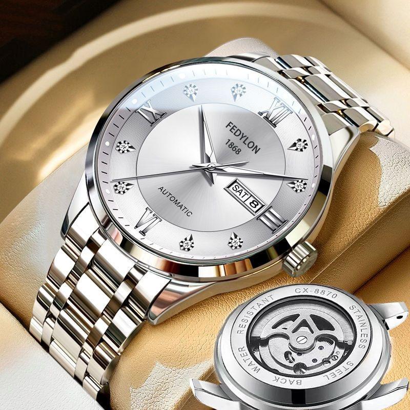 Fatilon's new watch Fully automatic non-mechanical watch Men's watch Waterproof luminous business light luxury watch Men's