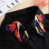 White Detachable Collar For Women  Ladies Tie Embroidery False Fake Collar Shirt Black Removable Nep Blouse Kraagie Faux Col