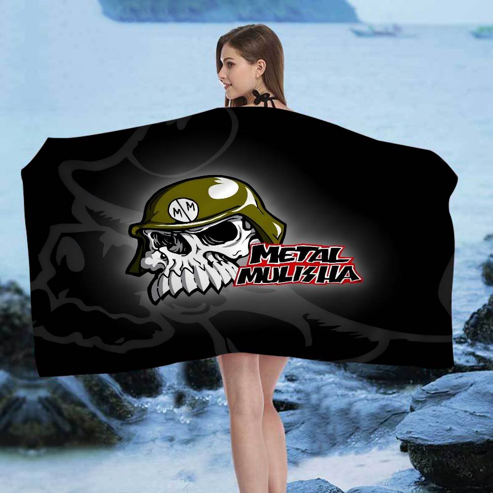 M-Metal M-Mulisha Microfiber Blanket Quick Drying Beach Towels Oversized Printing Super Absorbent Pool Towel Blanket