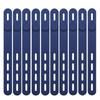 JCD 10pcs Silicone Cable Ties Assorted Color Reusable Heavy Duty Cable Organizer Management for Fastening Cords and Wires