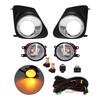For Toyota Corolla Altis 2011 2012 2013 Fog Light Lamp Daytime Running Chrome Wires Switch Relay