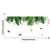 150x70cm Tropical Leaves Palm Leaves Green Plants Wall Stickers for Living Room Bedroom Home Decorative Stickers Home Decor Pvc