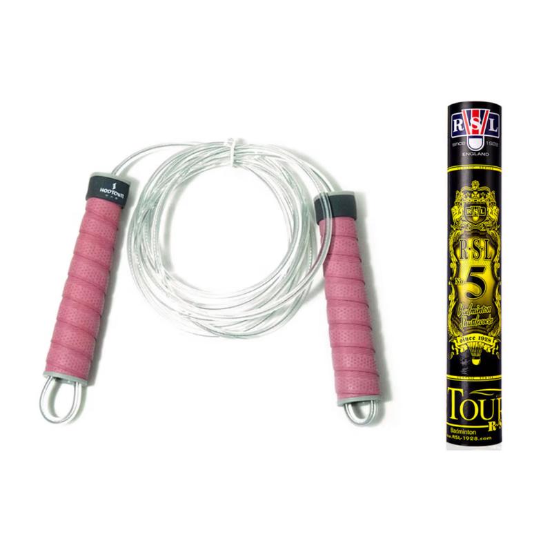 

He Da Wu HDW1708 Jump Rope & RSL 77 Speed Badminton Set