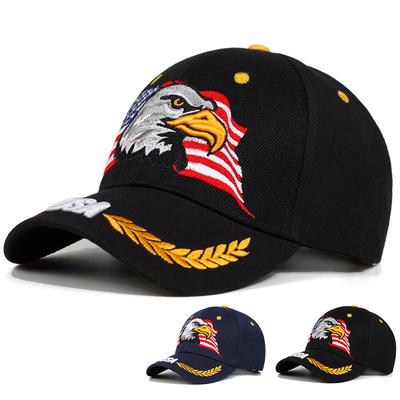 Unisex USA Adler Stickerei Baseballkappen Frühling und Herbst Outdoor Verstellbare Freizeitkappen Sonnenschutzhut