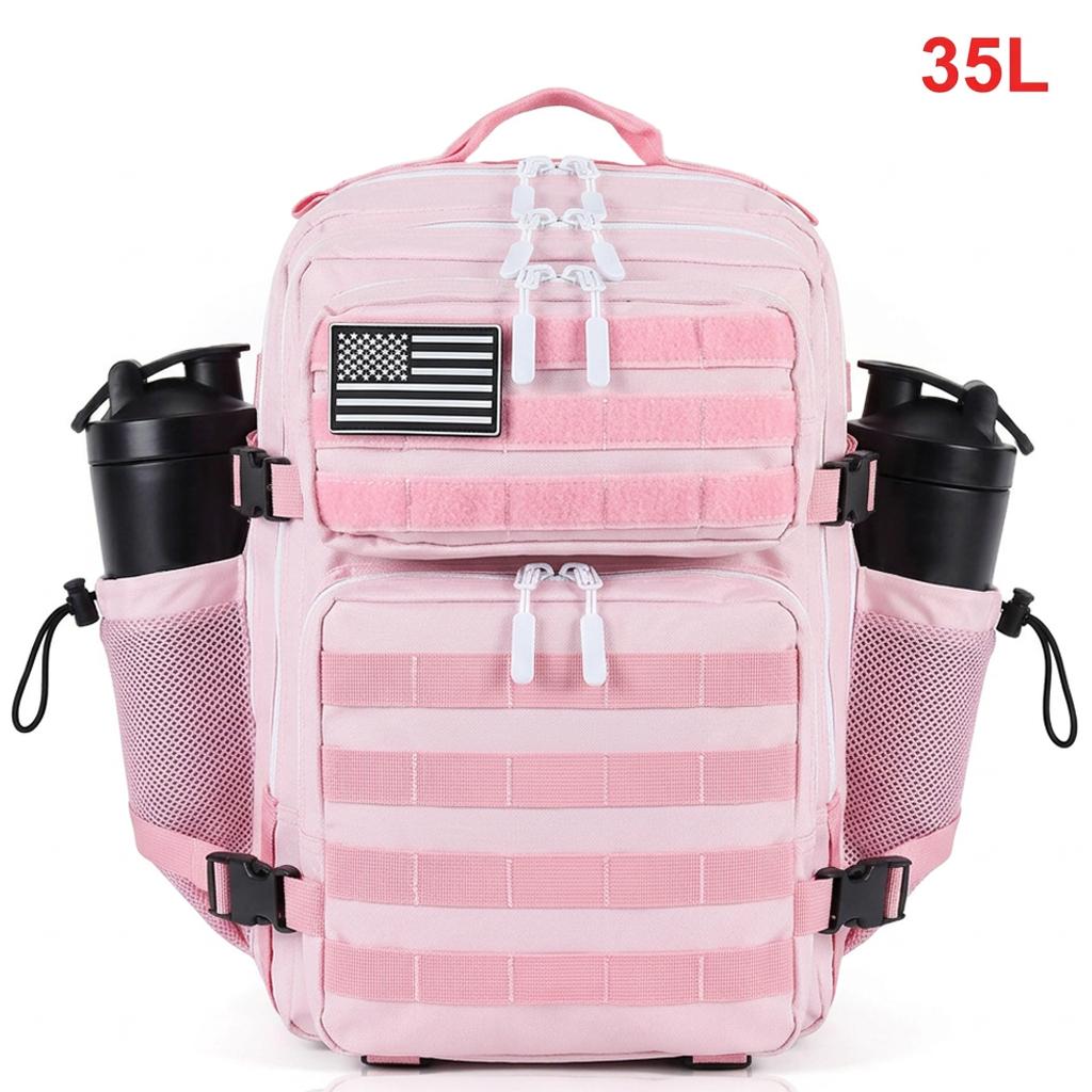 35L Tactical Backpack for Women Men Molle Outdoor Travel Camping Hiking Bag Sports Weekend Athlete Gym Rucksack Dual Cup Holders
