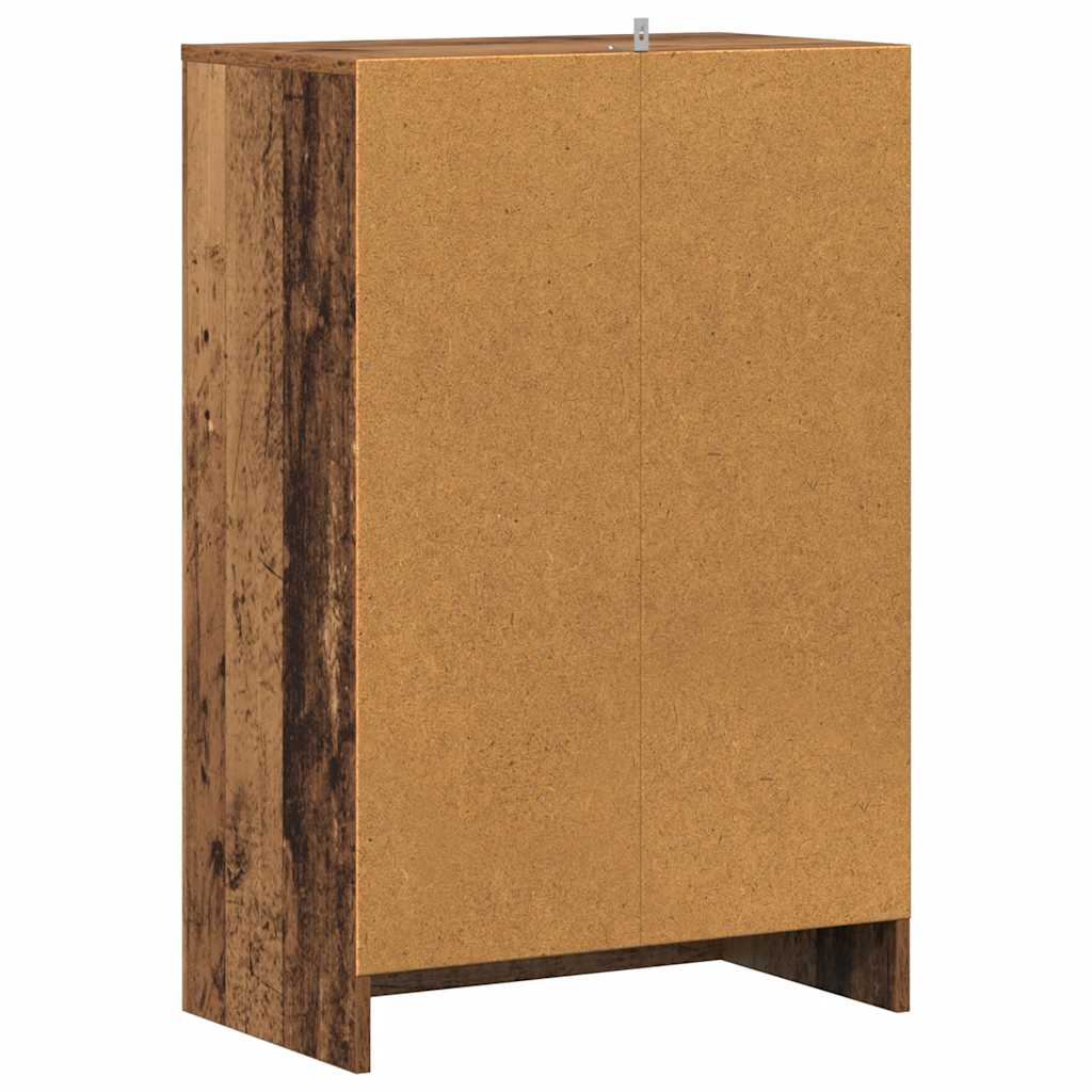 Shoe Cabinet with Vintage Wood Look 60 x 35 x 92 cm Engineered Wood