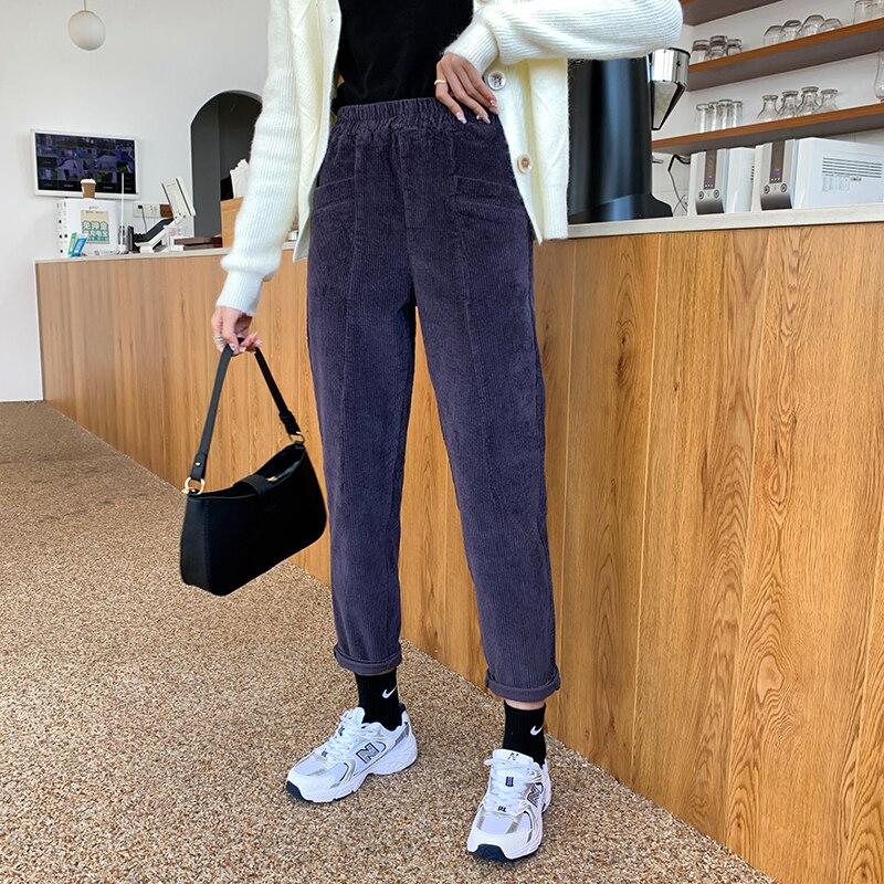 PANTALON DE PANA ELASTICA MUJER LCDN ALGODON LYCRA 102 CAMEL - Creaciones  Casbas