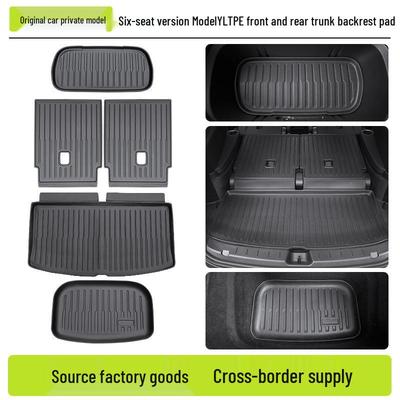Tesla Model Y 6-Seater Trunk Mats & Seat Back Pads