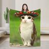 Meowl Cat Owl Plush Toy Animal_1 Blanket Super Soft Quality Winter Blanket Airplane Travel Sofa Bed Novelty Quilt