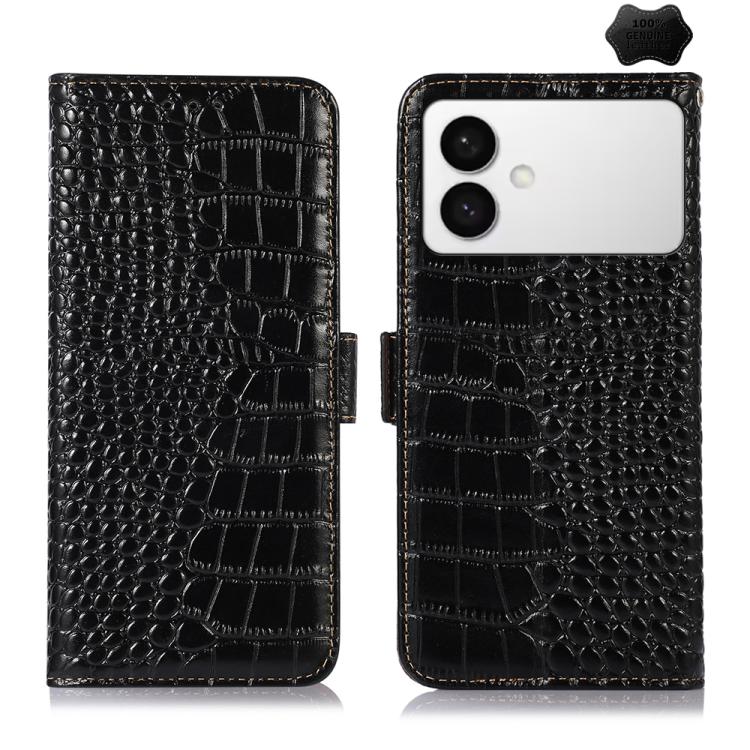Krokodil Oberleder Rindsleder Handyhülle