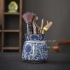 Blue and White Porcelain Tea Ceremony Accessories Ceramic Kung Fu Tea Utensils Mountains and Waters The 6 Heroes Teaware