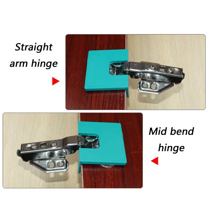 Adjustable Door Hinge Fixing Tool with Magnetic Backing Prevents Shifting 2mm Gaps Alignment for Home Improvement Use