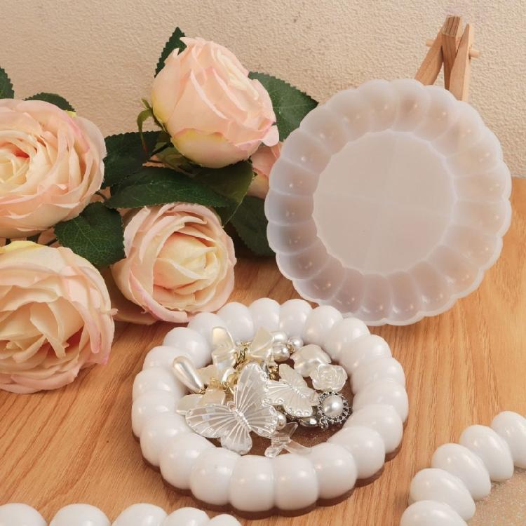 Jewelry Tray Mold Silicone Mould Multishaped Jewelry Dish Molds Bubble Coaster