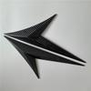 Car Accessories Front Fender Sticker Side Wing Emblem Badge Decor Trim ABS 2Pcs