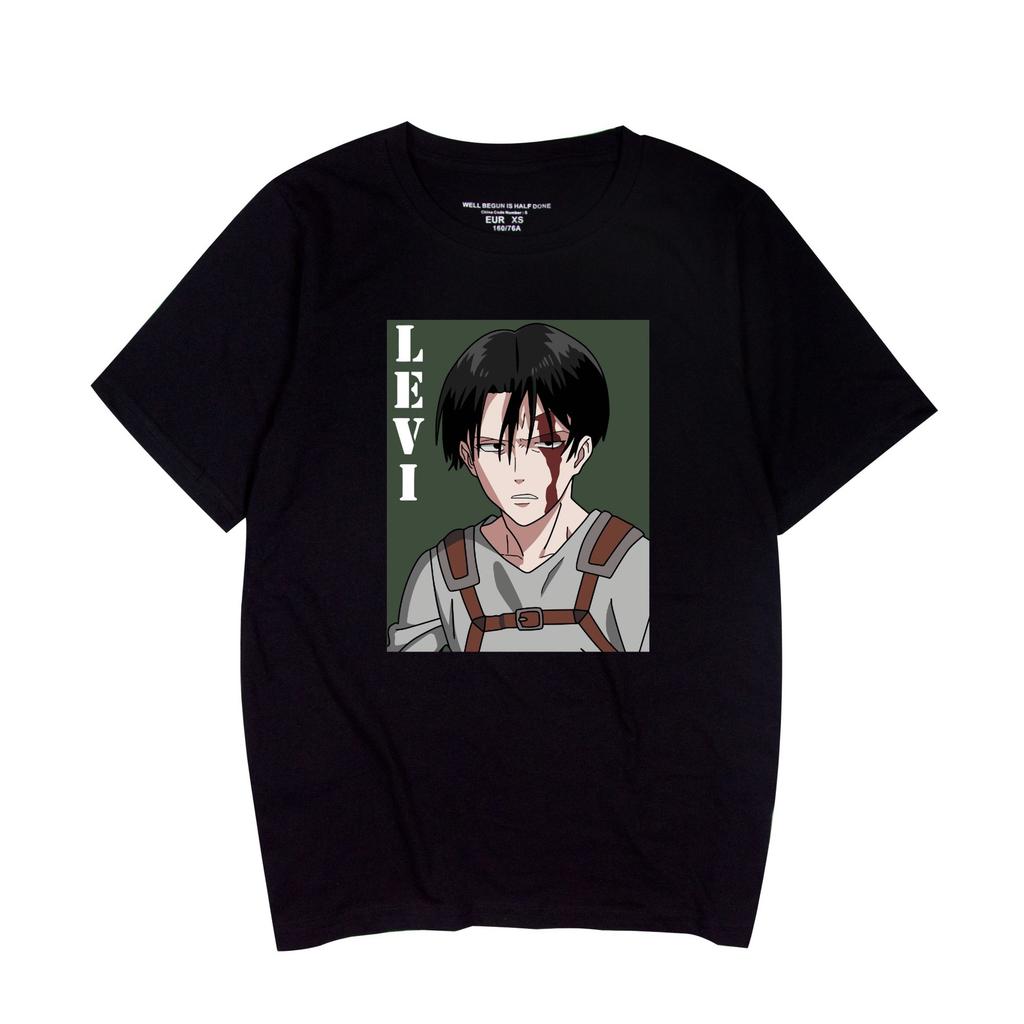 Suncomics ATTACK ON TITAN the Giant Summer Anime Casual Couple Cotton Short Sleeves