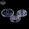 50set Plastic Snaps Fasteners Press Studs Size T5 Caps Button For Clothes Clips Garment Accessories Clear KAM Resin Snap Buttons