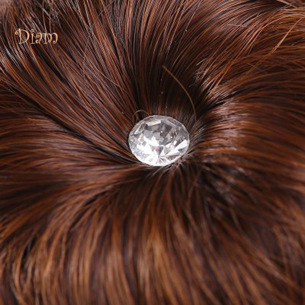 BEAUTY-WIG 9 Flowers Synthetic Bun Hair Extension Elastic Bridal Donut Chignon