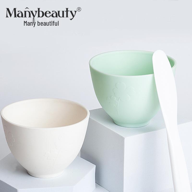 

Silicone 2-Piece Beauty Mixing Set: Bowl, Scraper, Spoon, Soft Stick