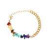 Adjustable Stainless Steel Bracelet Colorful Stone Beads Bracelet Splicing Bracelet for Unique Style and Fashion Looks