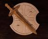 Wikinger-Ritterschwert 54 cm mit Achilles-Schild 40 cm