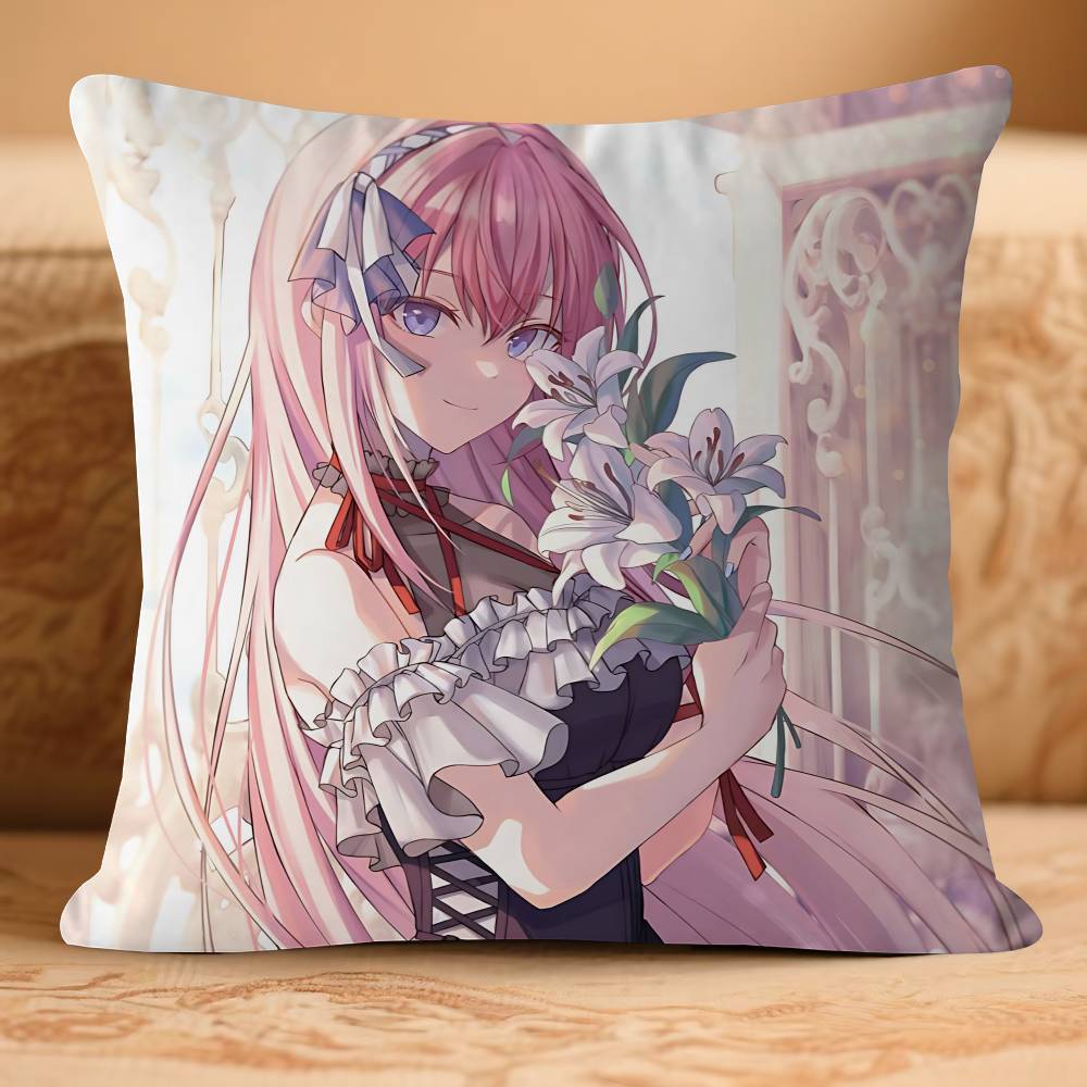 Pjsk Megurine-Luka Pillowcase Toon Gift Cushion Cover Bedroom Home Sofa Chair Seat Decor Pillow Case