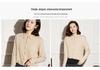 2023 Autumn/Winter Women's Polo Collar Cashmere Cardigan: Slimming, Fashionable, Loose-Fit, Long Sleeve Sweater