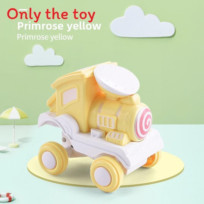 

Creative Press Sliding Rolling Train Toy For Kids жёлтый