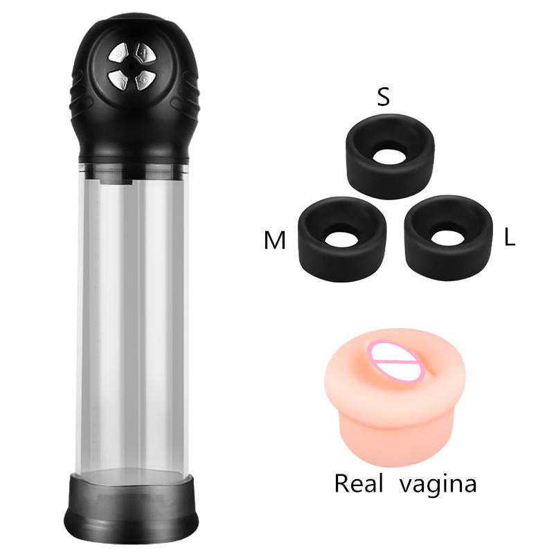 Electric Penis Pump Vacuum Pump For Penis Enlargement Penile Extender Male Masturbators Sex Toys for Men Exercising Men's Dick
