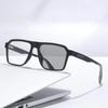 Luxury Square Pochromic Myopia Glasses Men Women Anti Blue Light Color Changing Sunglasses Ultralight Minus Sight Glasses