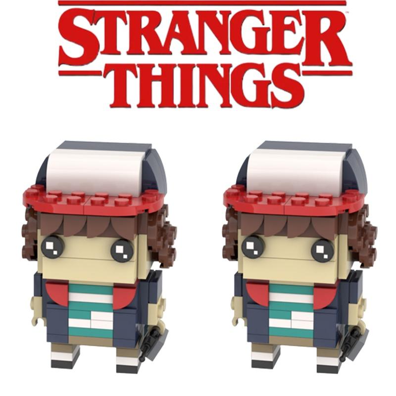 Stranger Things Dustin Block Figure Building Kit For Kids High Quality Non-toxic Materials Endless Imagination!