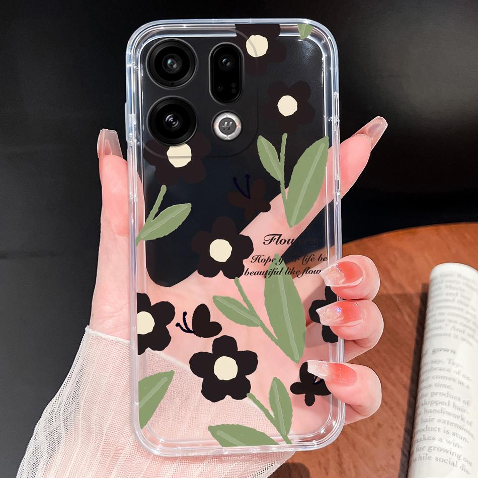 For Oppo Find X9 Pro Phone Case Unique Style Soft TPU Transparent Silicone Lightweight Cover For Oppo Find X 9 Protective Shell