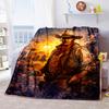 1pc John Wayne's Art Painting Blanket, Al Season Lightweigh Poster Blanket Home Office Outdoor Nap Multifunc Poster Blanketional Blanket