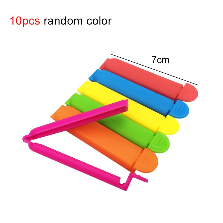 1020 шт Кухонные зажимы для хранения продуктов закусок герметичные пакеты запечатыватель пластиковый инструмент кухонные аксессуары портативные оптом TMZ 1130₽