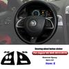 Black Epoxy Button Sticker for Jaguar XF X250 XK XKR XJ XJL Car Interior Refinishing Trim Cover for Dashboard Center Console