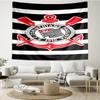 1PC Sport Club Football Crest Printed Tapestry Room Decoration Wall Hanging for Living Room Bedroom, dormitory, Birthday and Christmas gifts