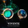 Colorful Glazed Stud Earrings, Retro Court Style Design, Versatile Medium and Ancient Style