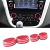 Car Air Conditioner Knob Cover for  15-21 Knob Cover Control Knob Knob Trim Auto Interior Accessory