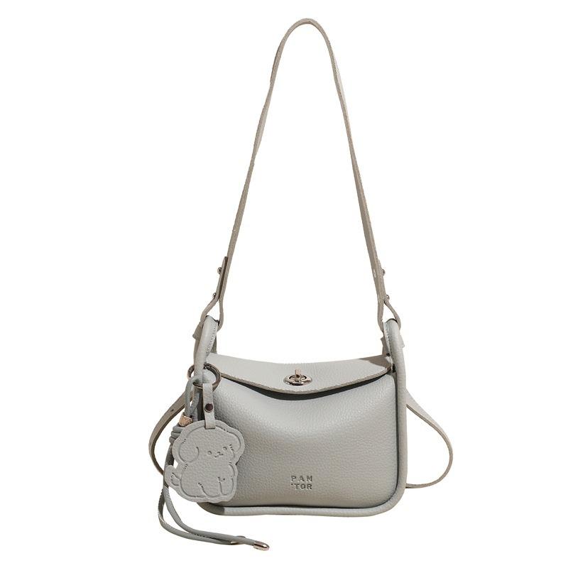 Simple and fashionable commuter small bag women's spring new high-end messenger casual small square bag