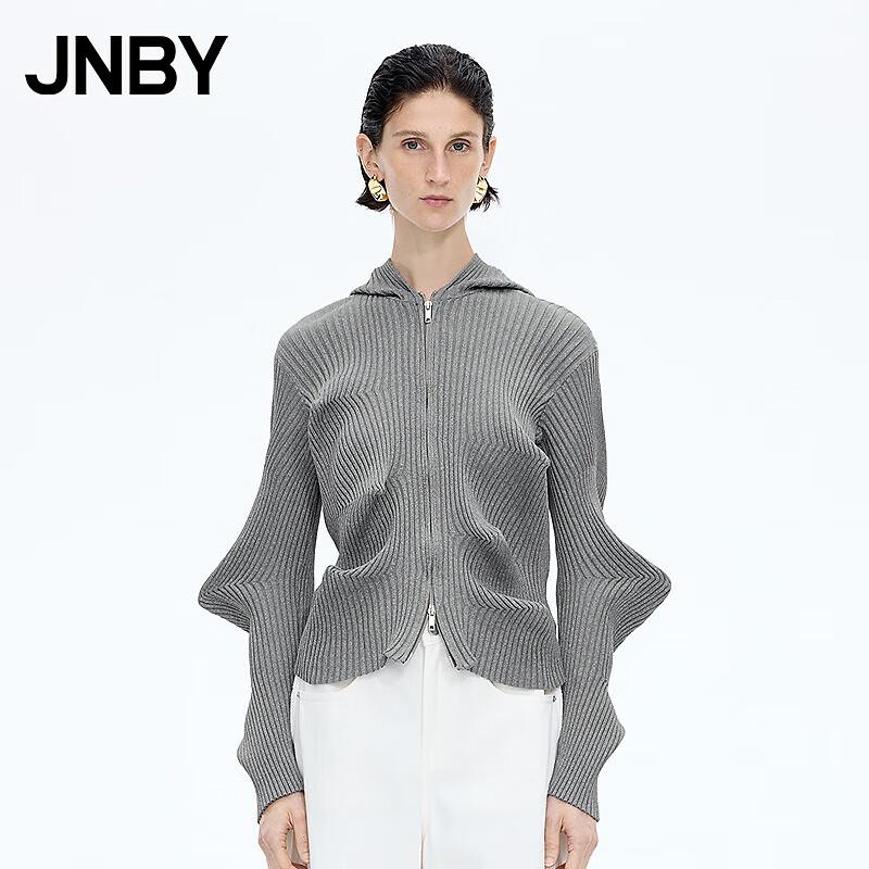 JNBY Women's Hooded Knit Sweater