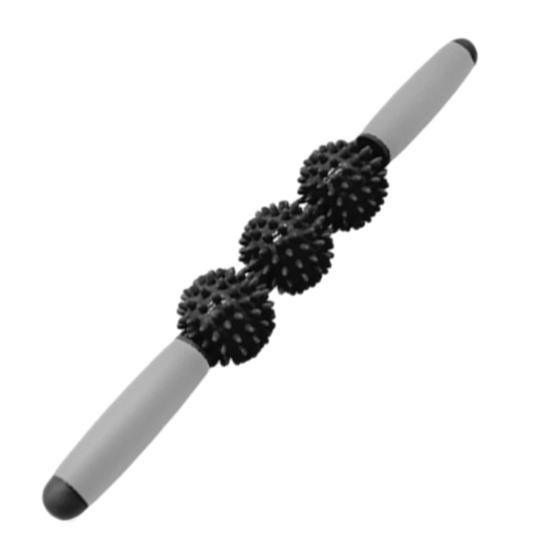 Massage-Rollenstab mit 3/5 Noppenbällen, Faszien-Muskel-Cellulite Tiefengewebs-Massagegerät, Massagegerät für Muskelkater, Nacken, Bein, Rücken