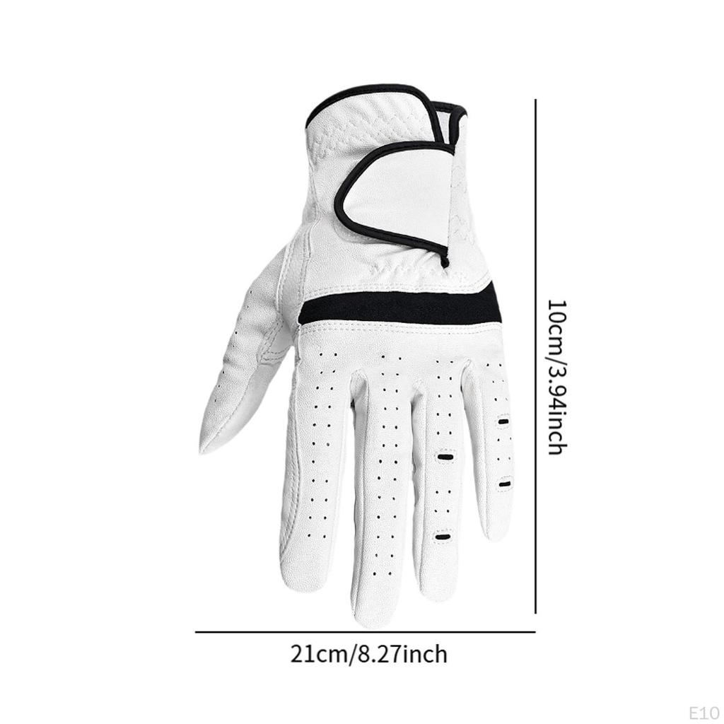 Golf Glove for Left Hand Training Breathable Nonslip Comfortable Lightweight Simple
