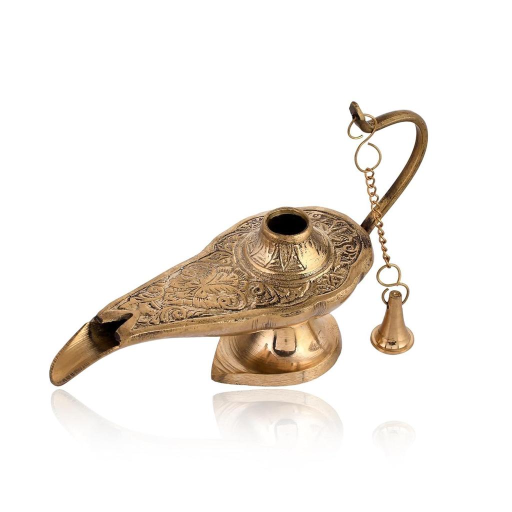 Antike Messing Aladdin Ka Chirag Lampe