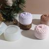 New Pinecone Shape Storage Jar Candle Cup Silicone Mold Gypsum Plaster Storage Box Christmas Home Decoration Molds