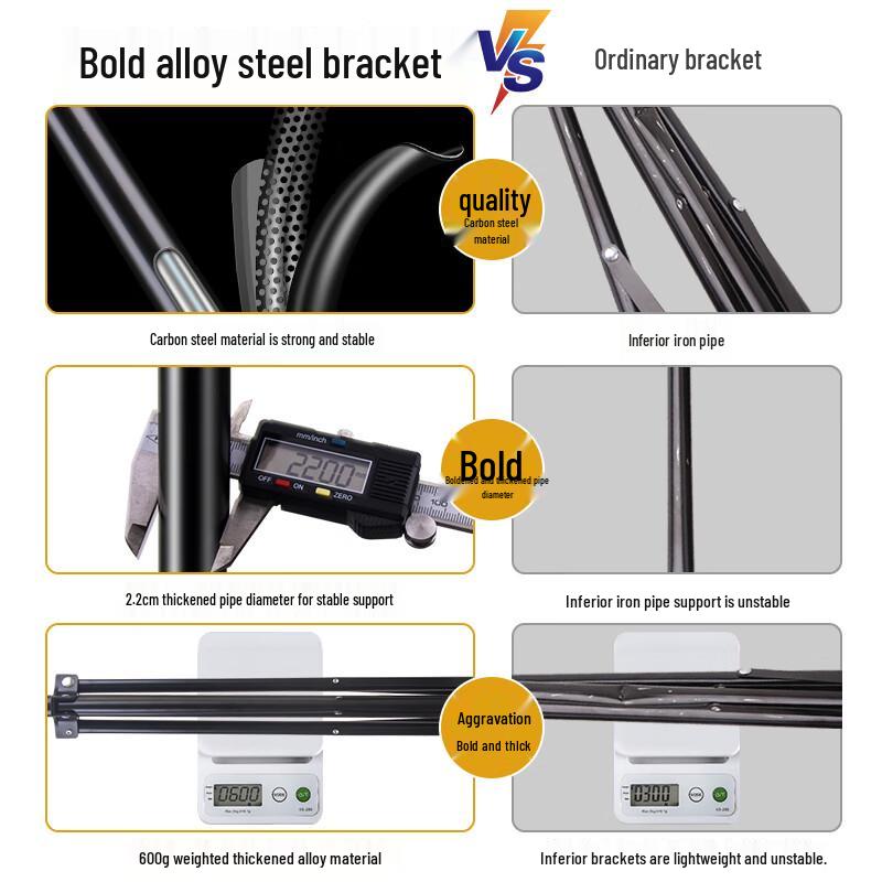 LATZZ 2x2m Telescopic Photography Background Stand
